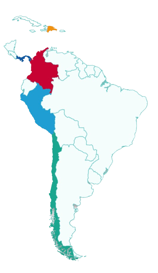 Mapa de América Latina